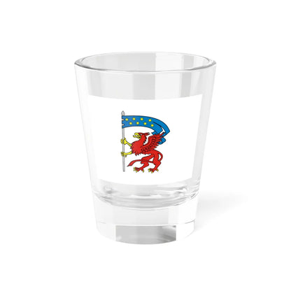 POL powiat koszalinski flag (Poland) Shot Glass 1.5oz 1.5oz - Go Mug Yourself