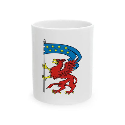 POL powiat koszalinski flag (Poland) White Coffee Mug 11oz - Go Mug Yourself