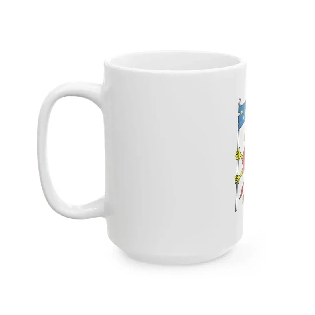 POL powiat koszalinski flag (Poland) White Coffee Mug - Go Mug Yourself