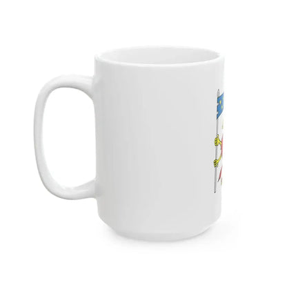 POL powiat koszalinski flag (Poland) White Coffee Mug - Go Mug Yourself