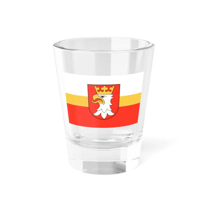 POL powiat krakowski flag (Poland) Shot Glass 1.5oz 1.5oz - Go Mug Yourself