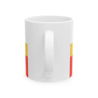 POL powiat krakowski flag (Poland) White Coffee Mug - Go Mug Yourself