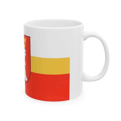 POL powiat krakowski flag (Poland) White Coffee Mug - Go Mug Yourself