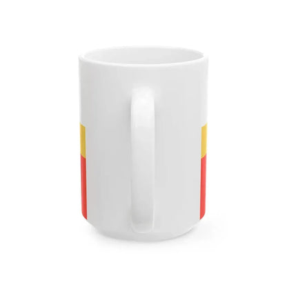 POL powiat krakowski flag (Poland) White Coffee Mug - Go Mug Yourself