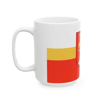 POL powiat krakowski flag (Poland) White Coffee Mug - Go Mug Yourself