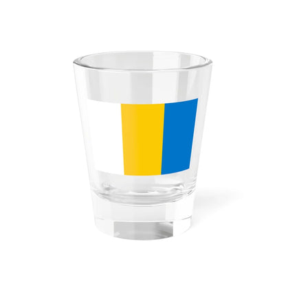 POL powiat krapkowicki flag (Poland) Shot Glass 1.5oz 1.5oz - Go Mug Yourself