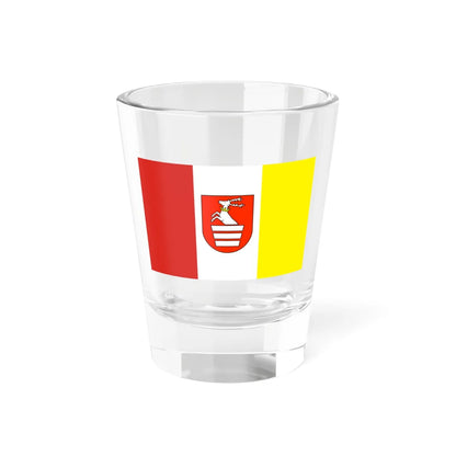 POL powiat krasnicki flag (Poland) Shot Glass 1.5oz 1.5oz - Go Mug Yourself
