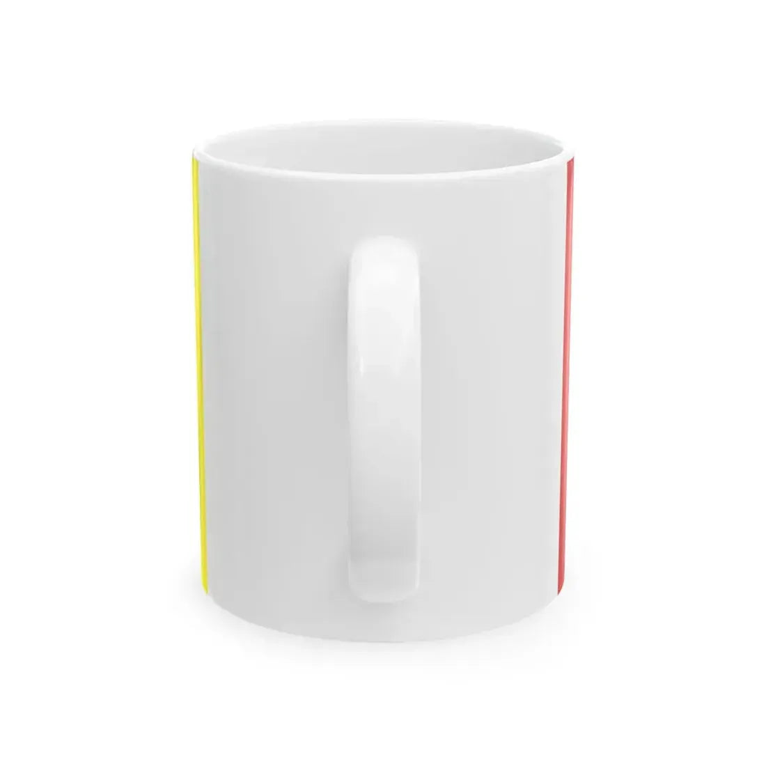 POL powiat krasnicki flag (Poland) White Coffee Mug - Go Mug Yourself