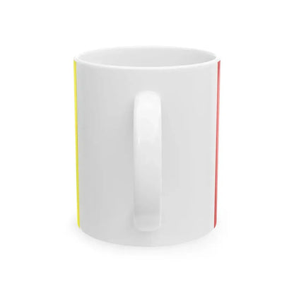 POL powiat krasnicki flag (Poland) White Coffee Mug - Go Mug Yourself