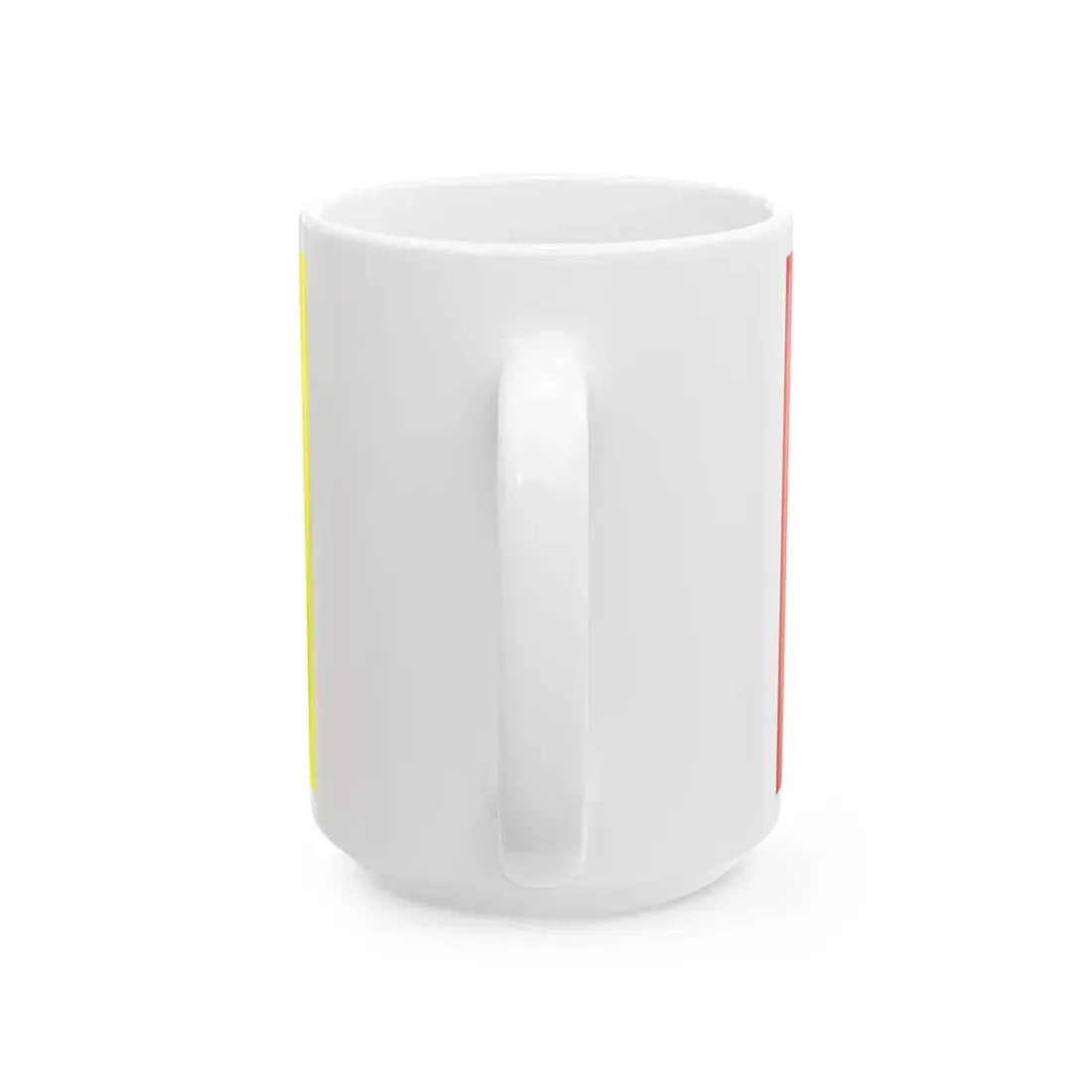 POL powiat krasnicki flag (Poland) White Coffee Mug - Go Mug Yourself