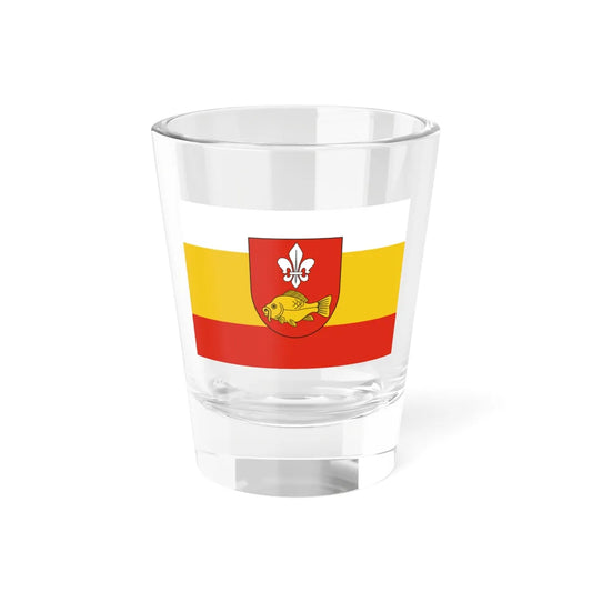 POL powiat krasnostawski flag (Poland) Shot Glass 1.5oz 1.5oz - Go Mug Yourself
