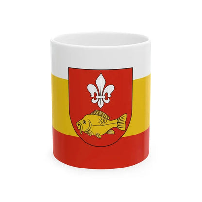 POL powiat krasnostawski flag (Poland) White Coffee Mug 11oz - Go Mug Yourself