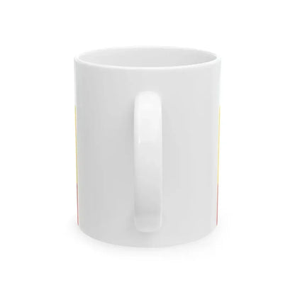 POL powiat krasnostawski flag (Poland) White Coffee Mug - Go Mug Yourself