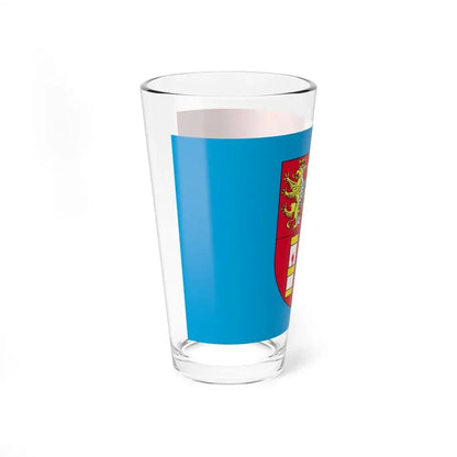 POL powiat krosnienski flag (Poland) Pint Glass 16oz - Go Mug Yourself