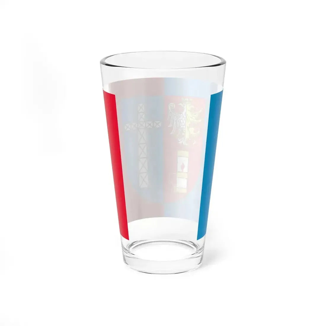POL powiat krosnienski flag (Poland) Pint Glass 16oz - Go Mug Yourself