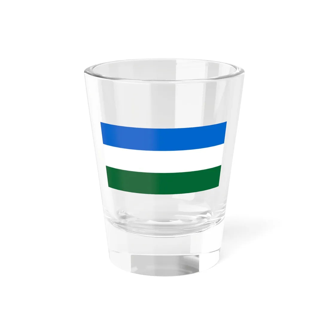 POL powiat krosnienski lubuski flag (Poland) Shot Glass 1.5oz 1.5oz - Go Mug Yourself