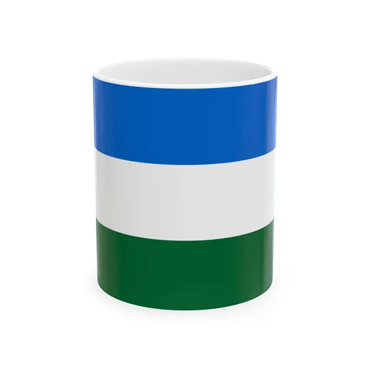 POL powiat krosnienski lubuski flag (Poland) White Coffee Mug 11oz - Go Mug Yourself