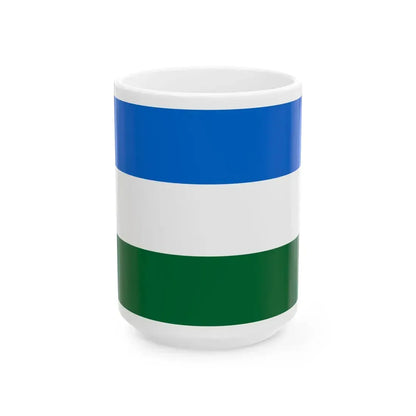 POL powiat krosnienski lubuski flag (Poland) White Coffee Mug 15oz - Go Mug Yourself