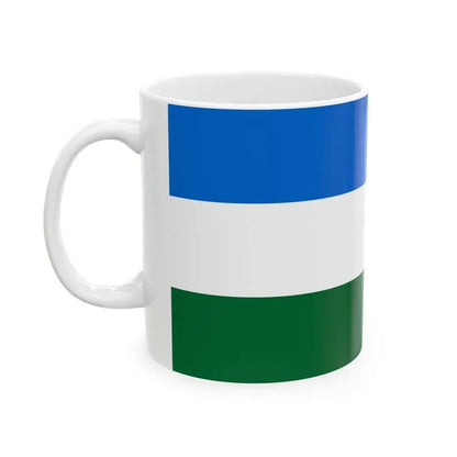 POL powiat krosnienski lubuski flag (Poland) White Coffee Mug - Go Mug Yourself