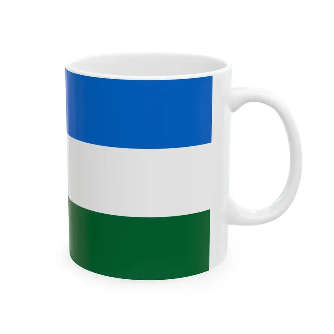 POL powiat krosnienski lubuski flag (Poland) White Coffee Mug - Go Mug Yourself
