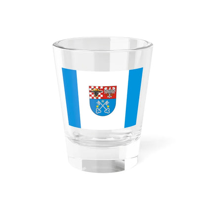 POL powiat krotoszynski flag (Poland) Shot Glass 1.5oz 1.5oz - Go Mug Yourself