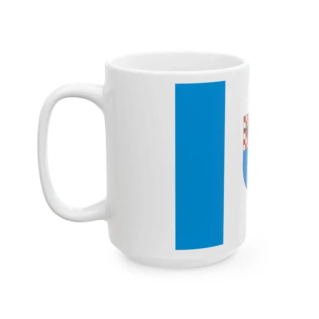 POL powiat krotoszynski flag (Poland) White Coffee Mug - Go Mug Yourself