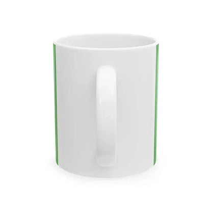 POL powiat kutnowski flag (Poland) White Coffee Mug - Go Mug Yourself