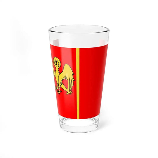 POL powiat kwidzynski flag (Poland) Pint Glass 16oz 16oz - Go Mug Yourself