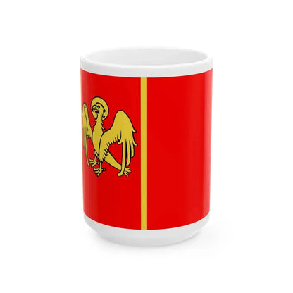 POL powiat kwidzynski flag (Poland) White Coffee Mug 15oz - Go Mug Yourself
