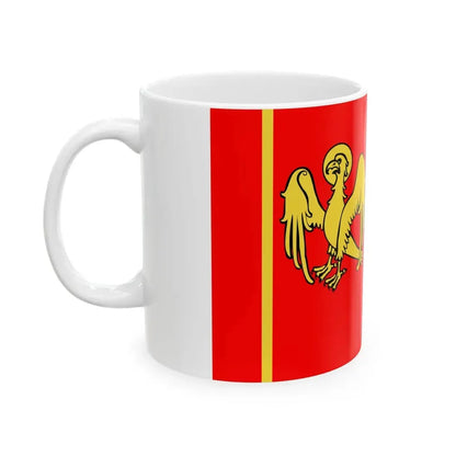 POL powiat kwidzynski flag (Poland) White Coffee Mug - Go Mug Yourself