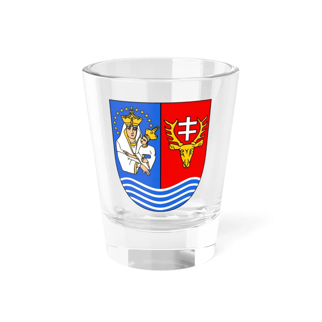 POL powiat leżajski COA (Poland) (Coat of Arms) Shot Glass 1.5oz 1.5oz - Go Mug Yourself