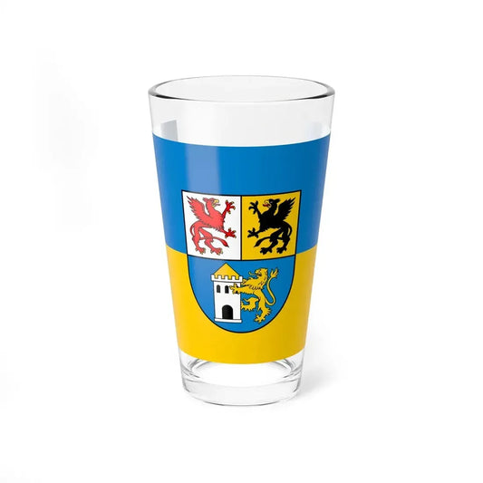 POL powiat leborski flag (Poland) Pint Glass 16oz 16oz - Go Mug Yourself