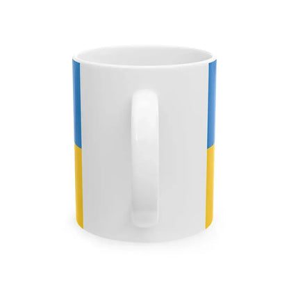 POL powiat leborski flag (Poland) White Coffee Mug - Go Mug Yourself