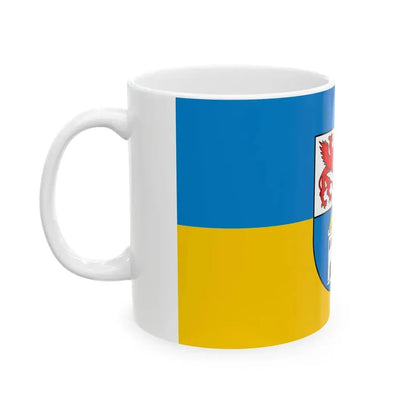 POL powiat leborski flag (Poland) White Coffee Mug - Go Mug Yourself