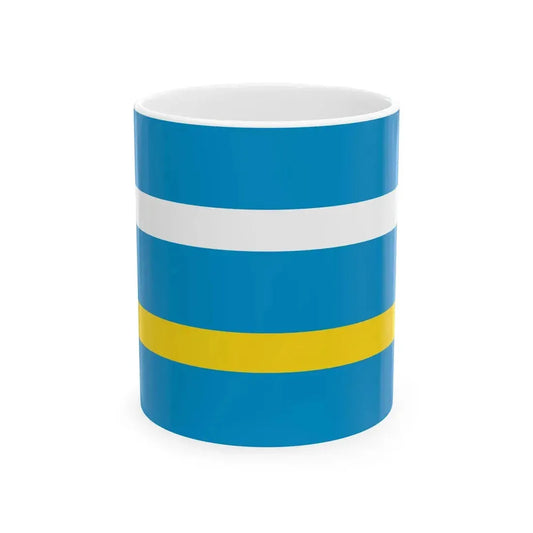 POL powiat legionowski flag (Poland) White Coffee Mug 11oz - Go Mug Yourself