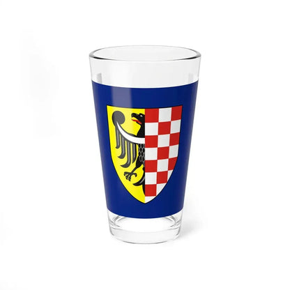 POL powiat legnicki flag (Poland) Pint Glass 16oz 16oz - Go Mug Yourself