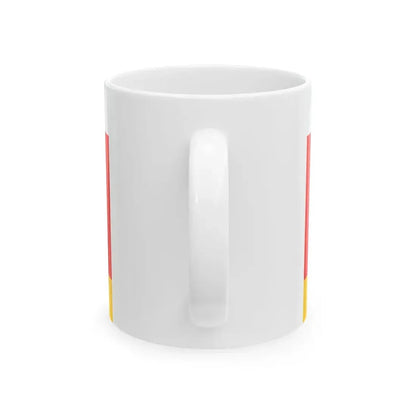 POL powiat lubaczowski flag (Poland) White Coffee Mug - Go Mug Yourself