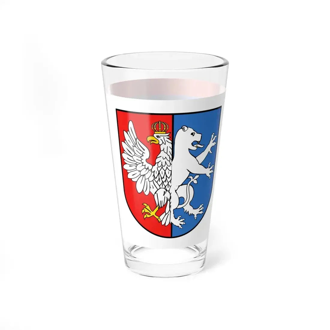 POL powiat lubartowski flag (Poland) Pint Glass 16oz - Go Mug Yourself