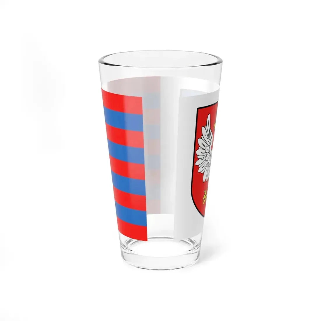 POL powiat lubartowski flag (Poland) Pint Glass 16oz - Go Mug Yourself