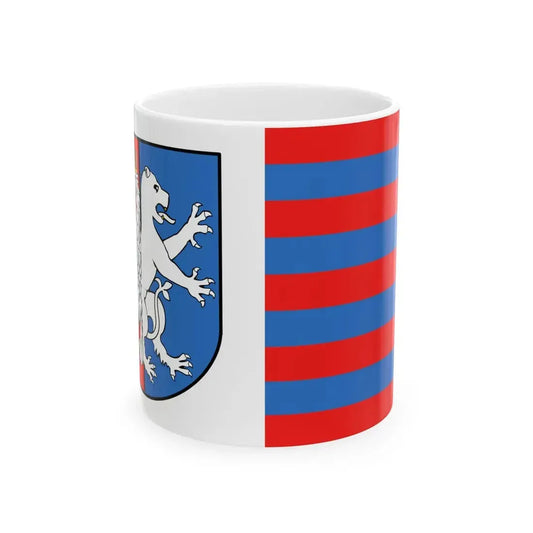POL powiat lubartowski flag (Poland) White Coffee Mug 11oz - Go Mug Yourself