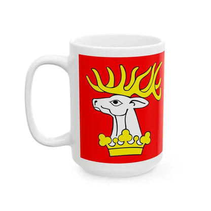 POL powiat lubelski flag (Poland) White Coffee Mug - Go Mug Yourself