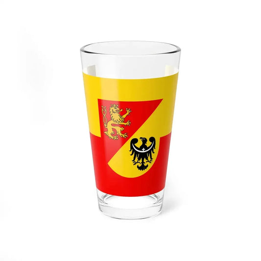 POL powiat lwowecki flag (Poland) Pint Glass 16oz 16oz - Go Mug Yourself