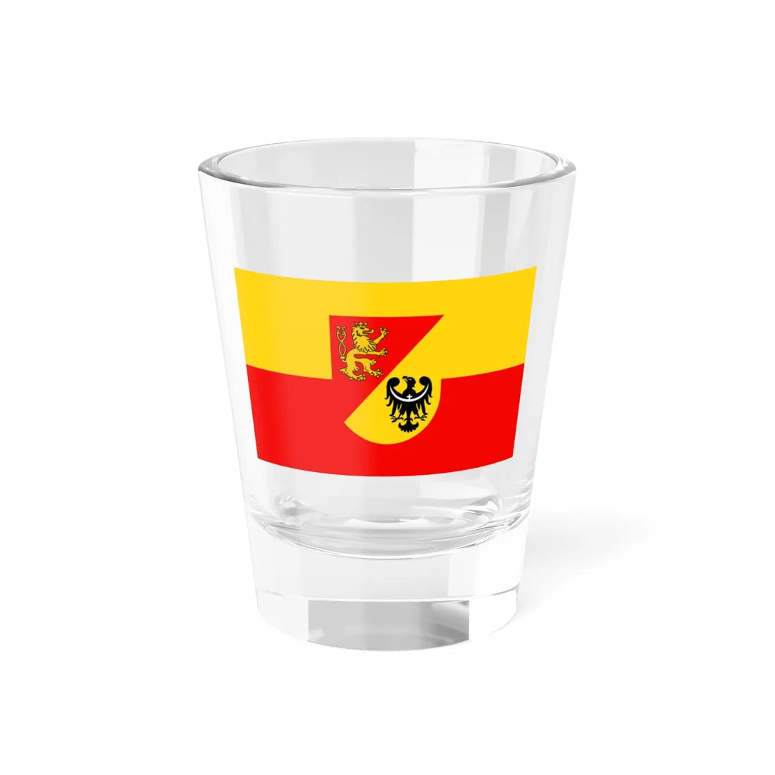 POL powiat lwowecki flag (Poland) Shot Glass 1.5oz 1.5oz - Go Mug Yourself