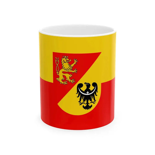 POL powiat lwowecki flag (Poland) White Coffee Mug 11oz - Go Mug Yourself
