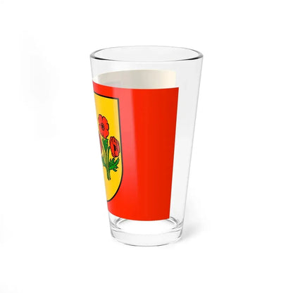 POL powiat makowski flag (Poland) Pint Glass 16oz - Go Mug Yourself