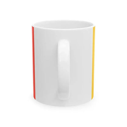 POL powiat makowski flag (Poland) White Coffee Mug - Go Mug Yourself
