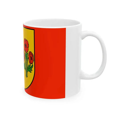 POL powiat makowski flag (Poland) White Coffee Mug - Go Mug Yourself