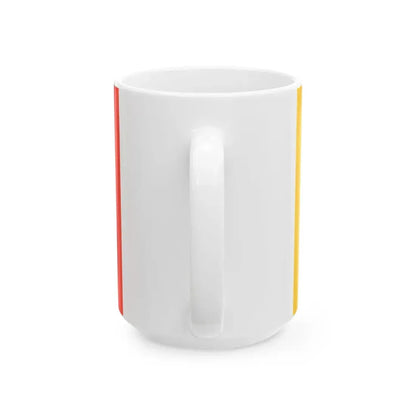 POL powiat makowski flag (Poland) White Coffee Mug - Go Mug Yourself