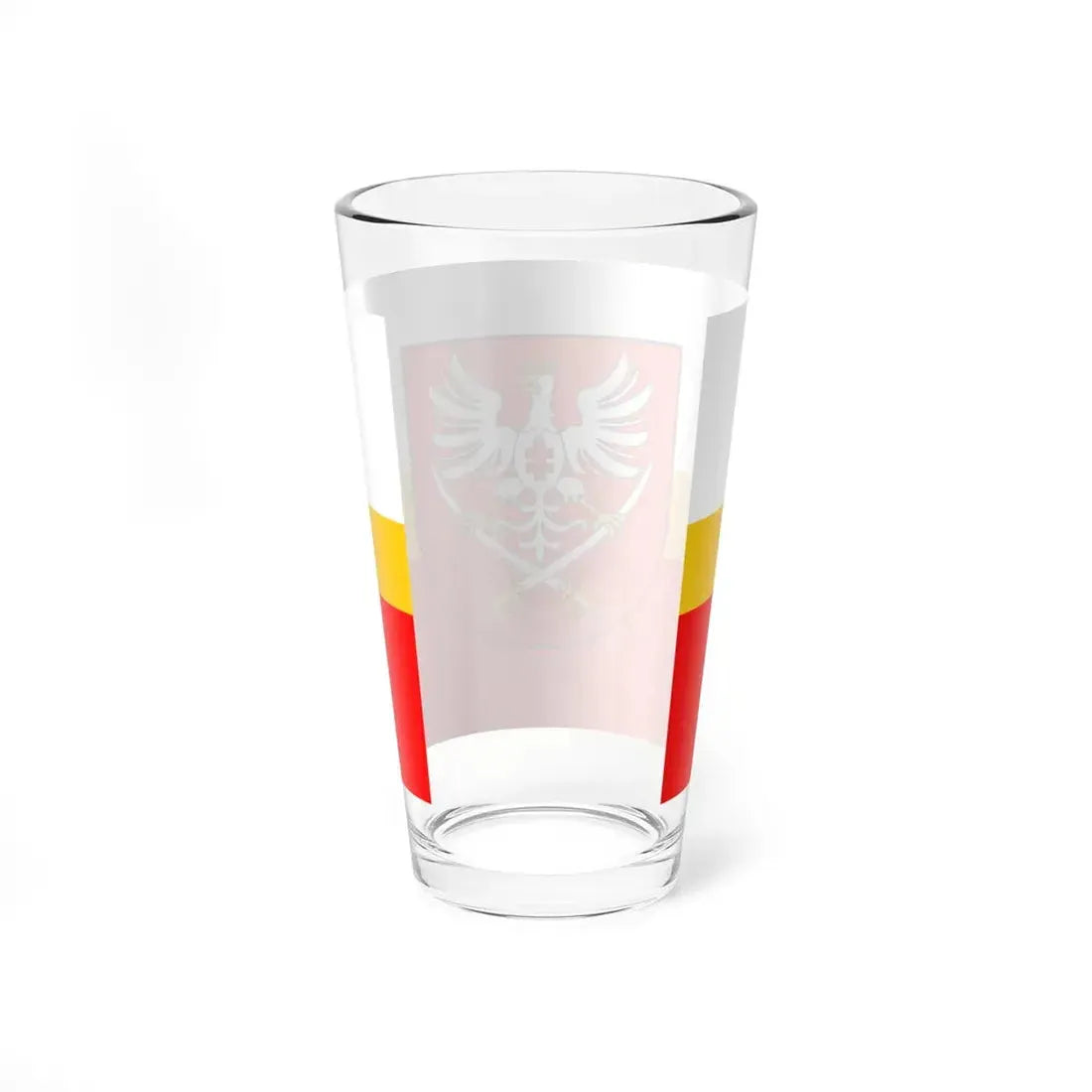 POL powiat miechowski flag (Poland) Pint Glass 16oz - Go Mug Yourself