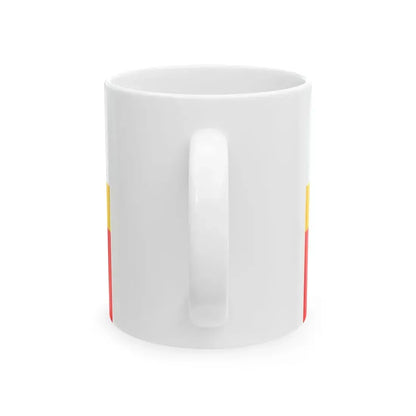 POL powiat miechowski flag (Poland) White Coffee Mug - Go Mug Yourself